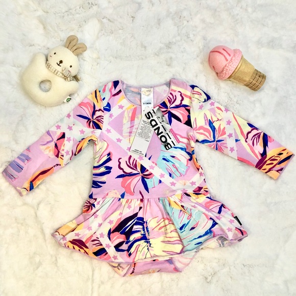 BONDS Stretchies Long Sleeve Balletsuit NWT - Picture 2 of 5